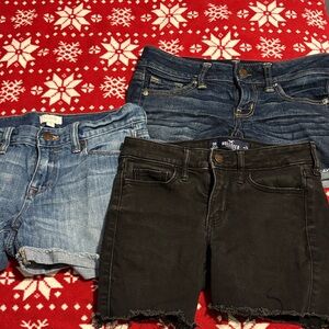 Hollister J. Crew American EagleDenim Shorts Lot